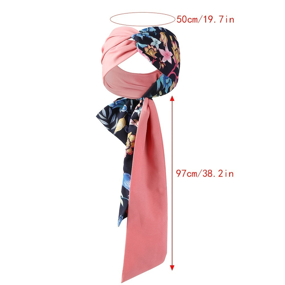 Long Bandanas Hair Scarf Headband Headwear
