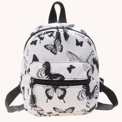 Casual Animal Pattern Nylon Ladies Mini Backpack Student School Bag