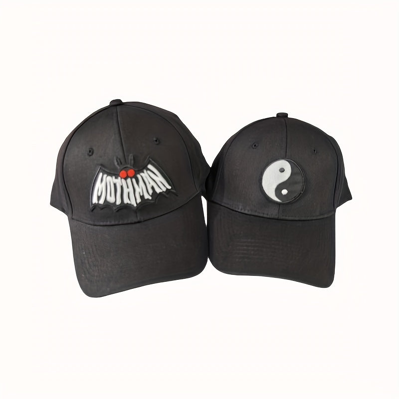 Yin Yang Embroidered Baseball Cap Hip Hop Sun Hat