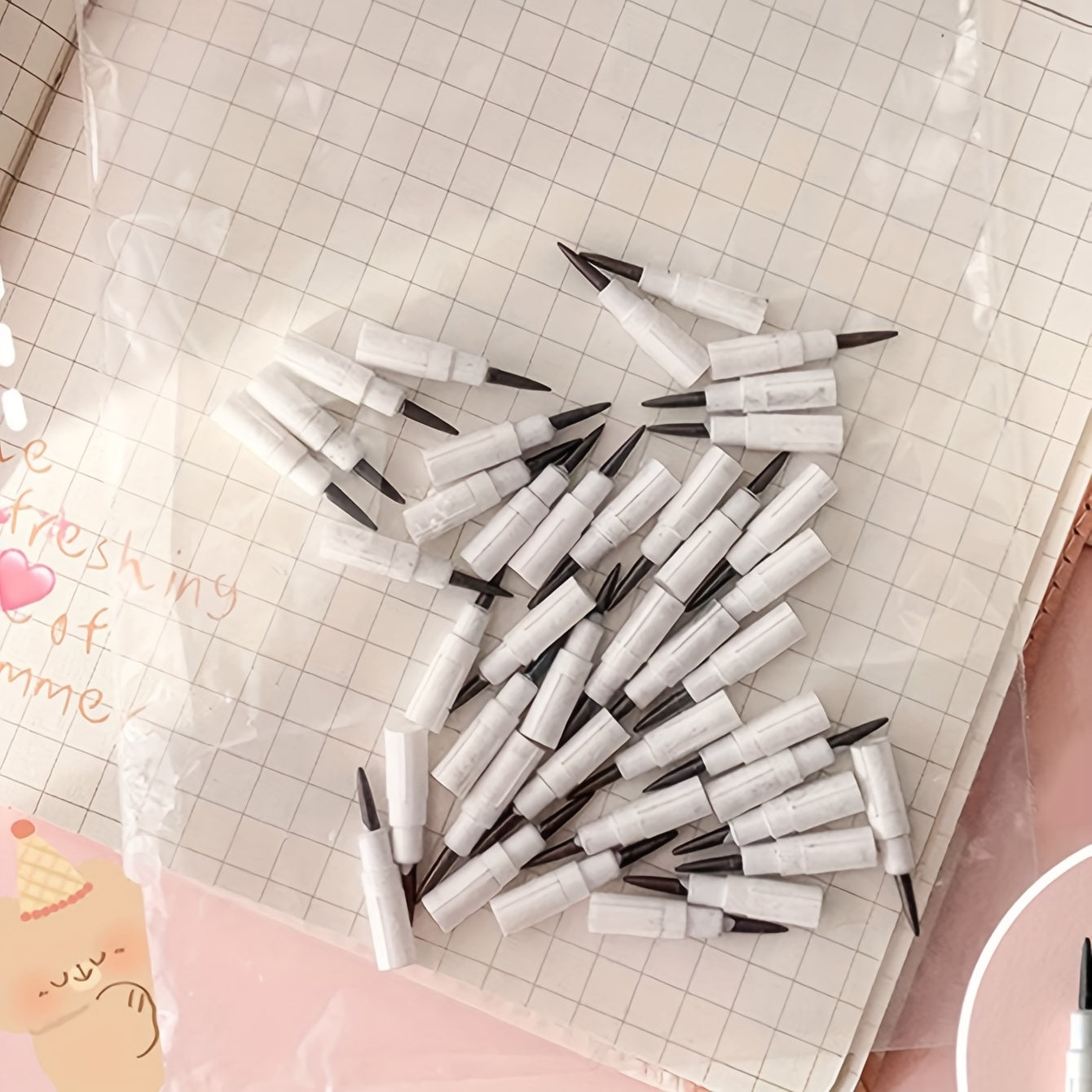 Pink Peach Series Auto Pencil & Refill Pack