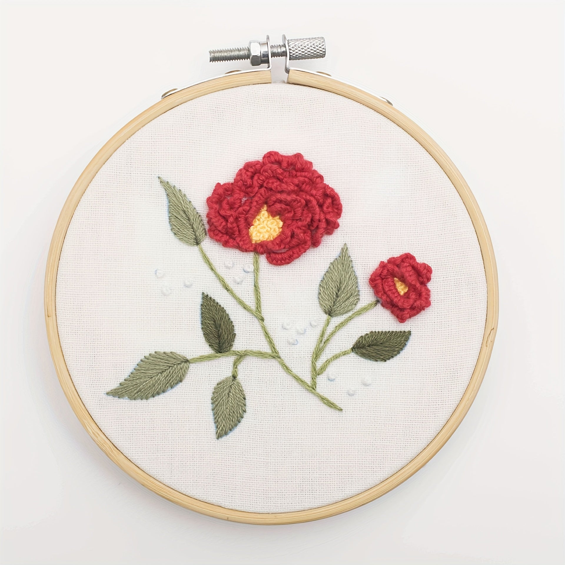 European Plant Pattern Embroidery DIY Material Package Gift