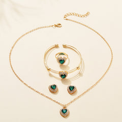 Golden Accessories Set for a Touch of Elegance