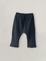 Kids Striped Cotton Long Pants with Pockets for Spring & Autumn