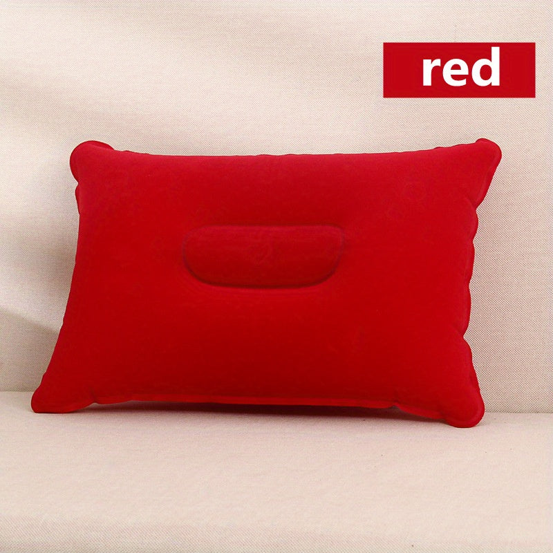 1pc Inflatable Square Pillow for Travel Camping Holiday