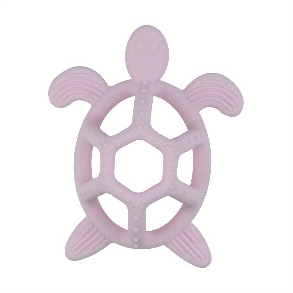 Safe Baby Teether Molar Stick Toy with Chewable Glue Ball