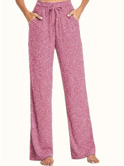  Sports Pants Women's Plus Drawstring Stretch Loose Fit Pants