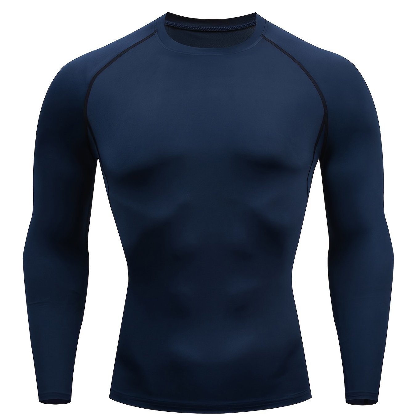 Men's Compression Shirt Long Sleeve Base Layer Top for Workouts
