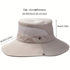Unisex UV Protection Bucket Hat UPF50 Sun Protection For Fishing Hiking Gardenin