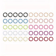 100pcs Round Knitting Stitch Markers 10 Colors Locking Crochet Accessories