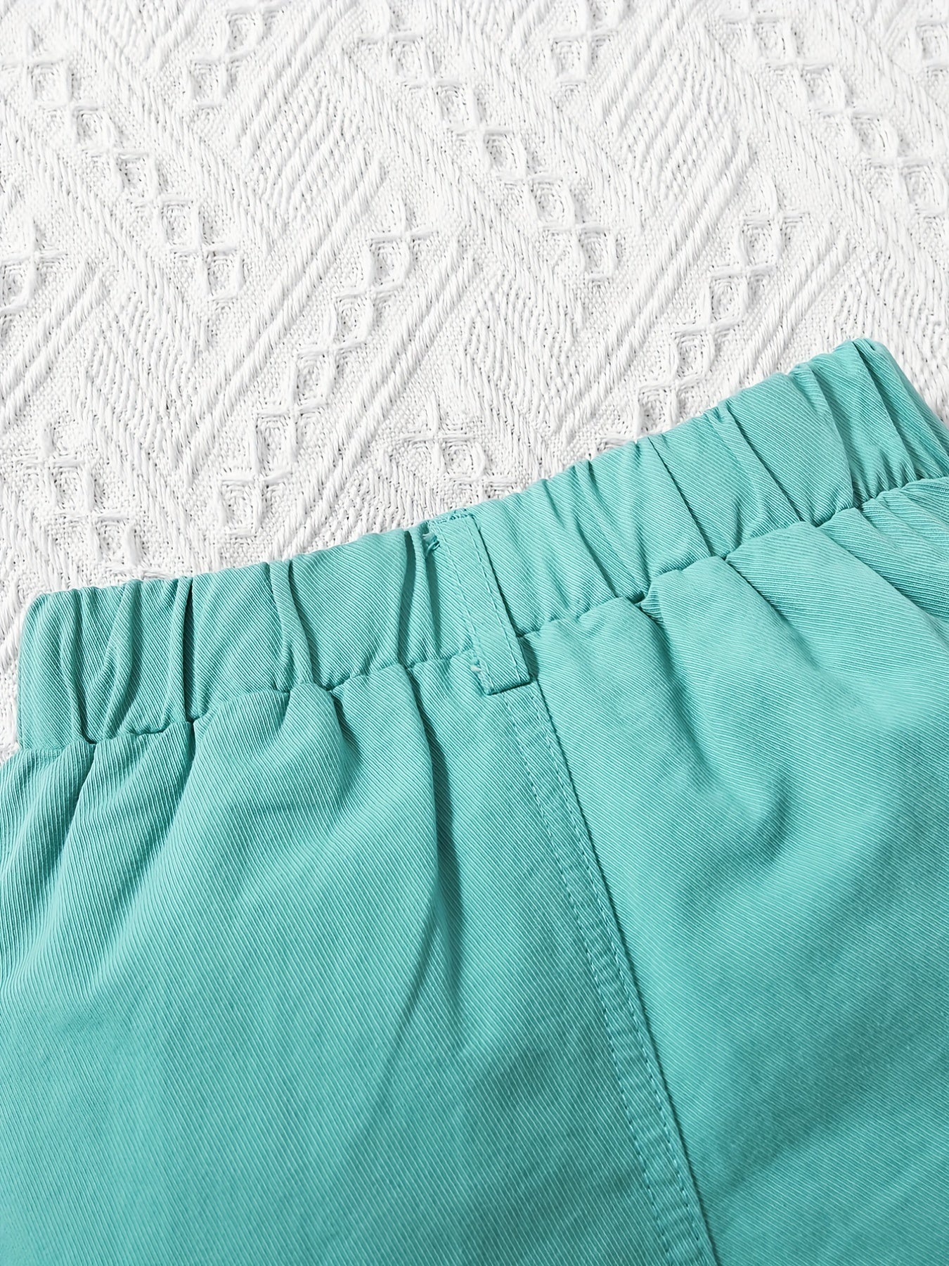 Girls Plain Shorts Comfortable Casual Pants Summer Outdoor Kids