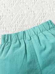 Girls Plain Shorts Comfortable Casual Pants Summer Outdoor Kids