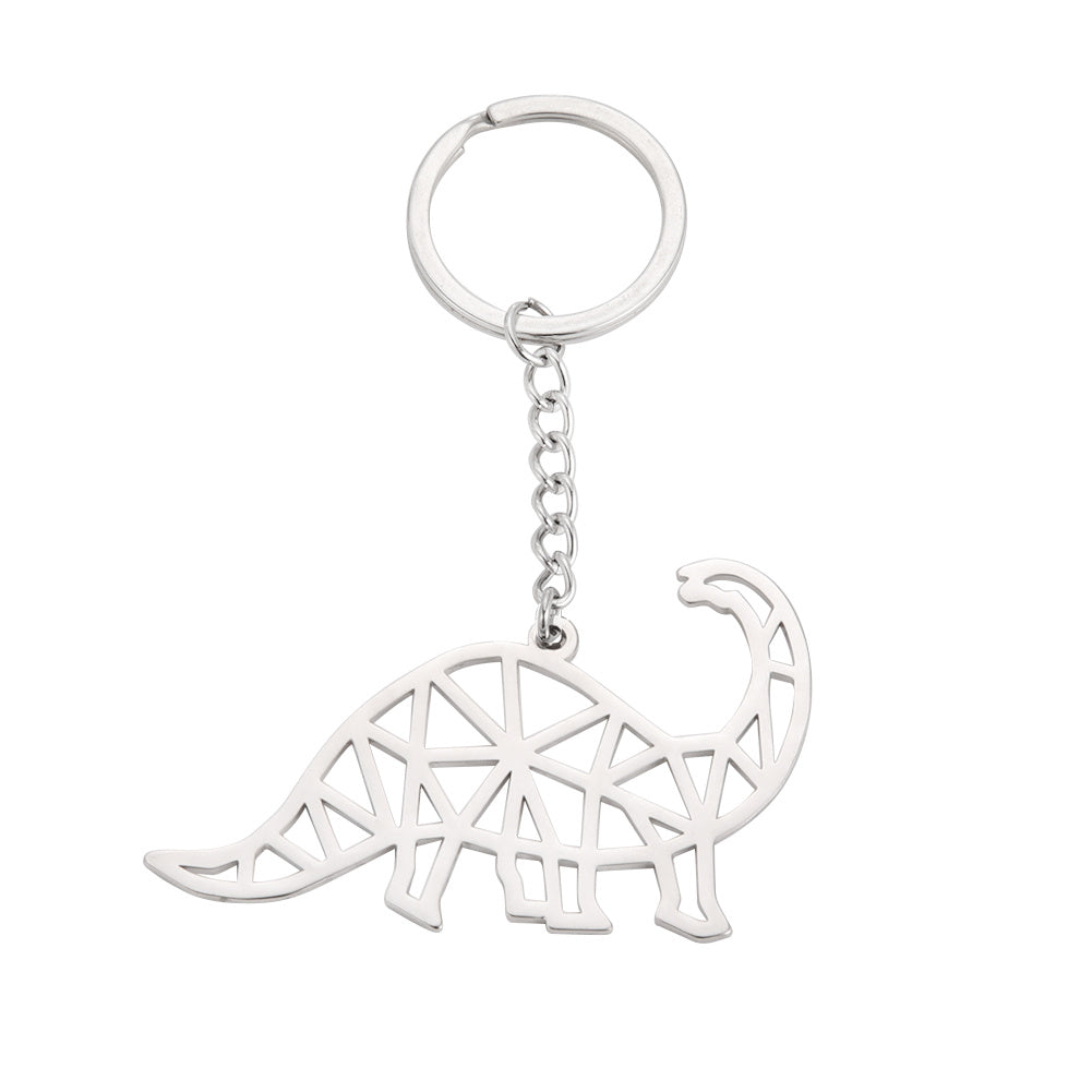 COOLTIME Stainless Steel Brachiosaurus Keychain
