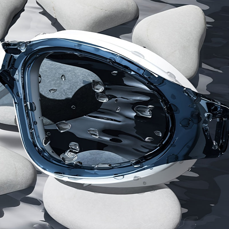 Waterproof Swimming Goggles Anti Fog Glasses Large Frame Diving Equipment