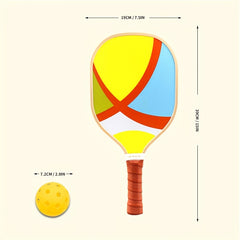 Pickleball Paddle Set 4 Paddles Edge Guard Rubber Ring 4 Balls Carry Bag Gift