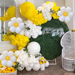 137pcs Daisy Balloon Garland Arch Kit Celebration Decor