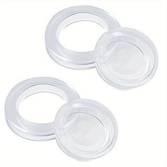 2 Patio Table Umbrella Hole Rings & Caps Set for Glass Outdoor Table
