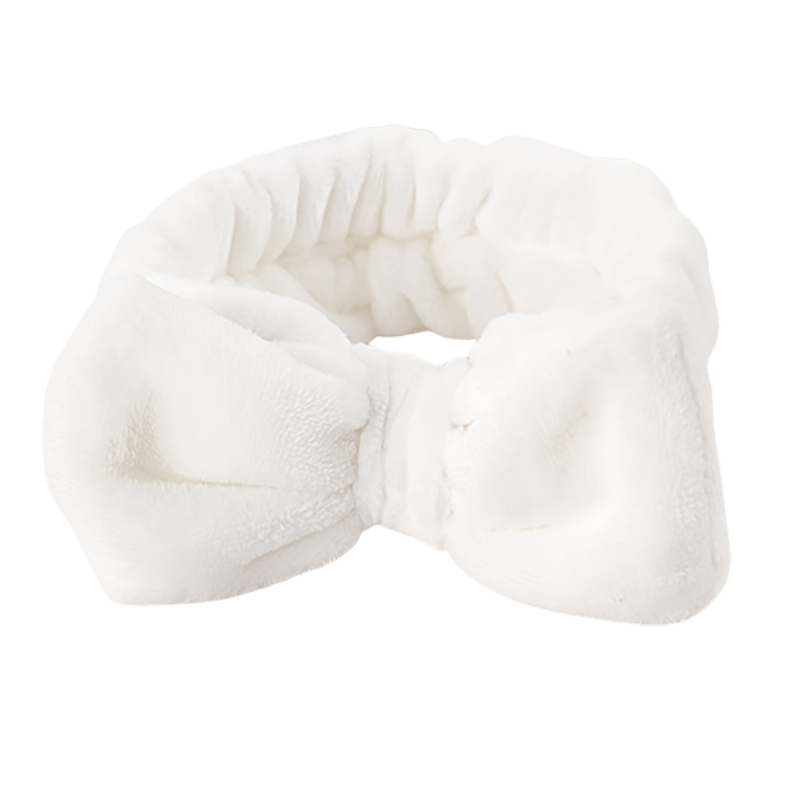 Soft Coral Fleece Spa Headband for Women Girls Skincare Shower