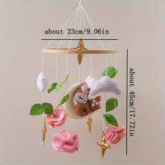 Fox Shaped Baby Moving Bed Soft Colors Rabbit Ears Lightweight