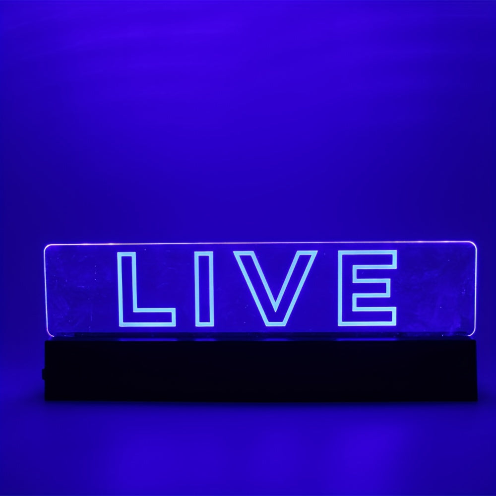Live Signs Led Signs Signs For Wall Decor Live Sign For Studio Game Room Broadca