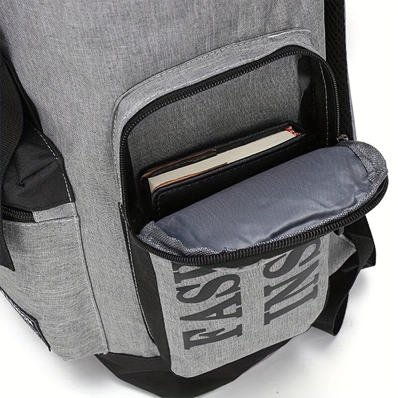 Large Capacity Double Shoulder Backpack with Flap