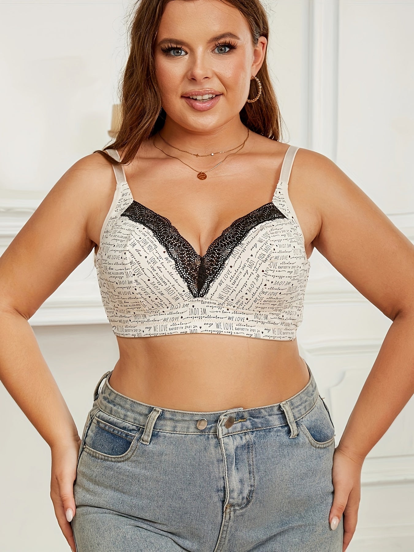  Bra Women's Plus Push Up Full Cover Bra