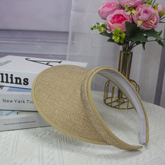 Casual Visor Hat Wide Brim Sunscreen UV Protection Beach Hats