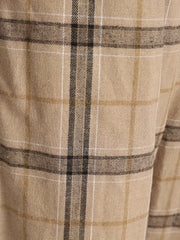 Women's Plus Plaid Print High Rise Wide Leg Pants