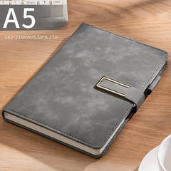 A5 120 Sheets Double Sided Writing Leather Notebook