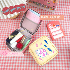 Sanitary Napkin Storage Bag Organizer Cosmetic Bag