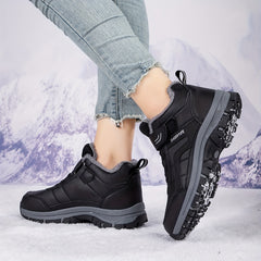 Warm Winter Snow Boots Fur Lined Slip Resistant