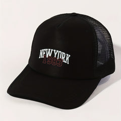 NY1983 Trucker Hat Baseball Cap Adjustable Mesh Sunshade Dad Hat