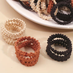 50pcs Soft Hair Tie Elastic Ponytail Holder Hair Ring Women Girls Hair Accessory