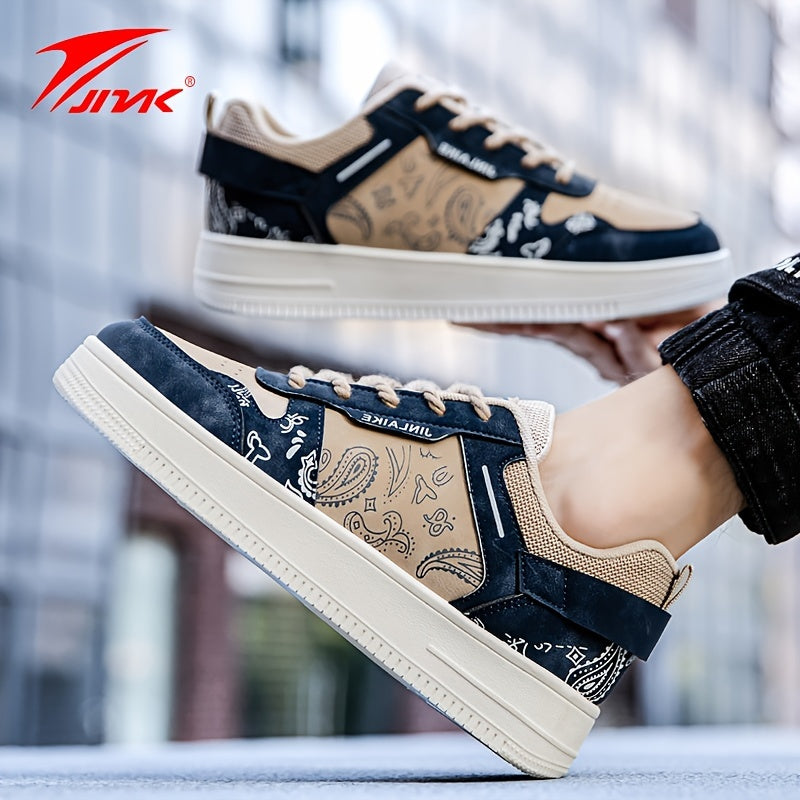 JNAK Men's Skate Shoes Casual Lace Up Sneakers Elevator Shoes