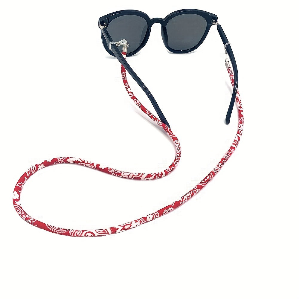 Adjustable Glasses Cord Ditsy Floral Print Minimalist Anti Slip Accessory