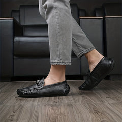 Women's Metal Decor Flat Loafers Soft Sole Slip On Shoes