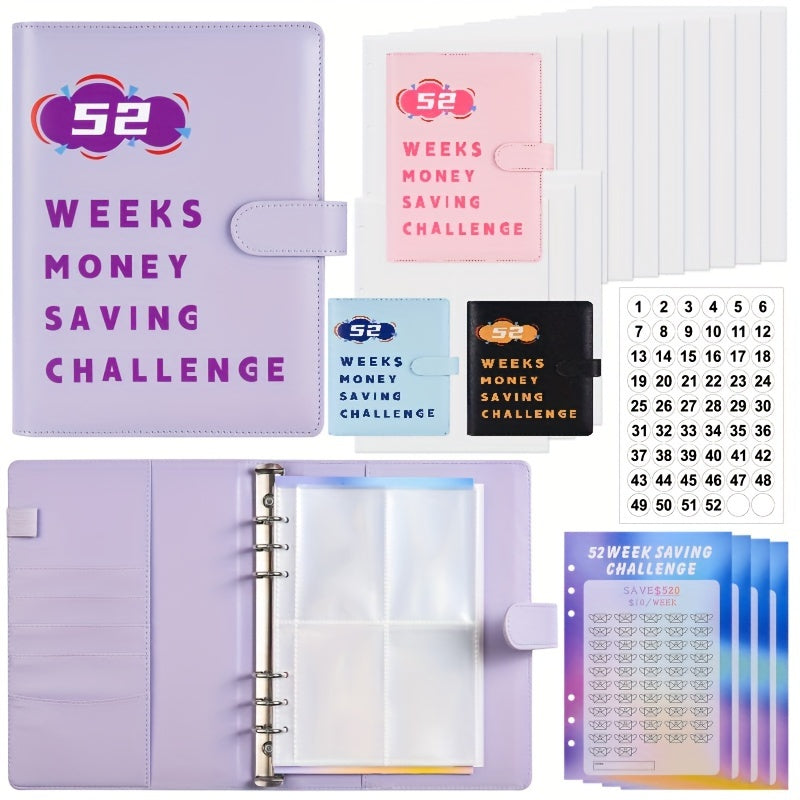 52 Week Money Saving Challenge Binder Budget Binder
