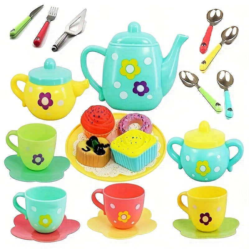 Children's Tea Conversation Set with Cookies and Kettle - Halloween Game