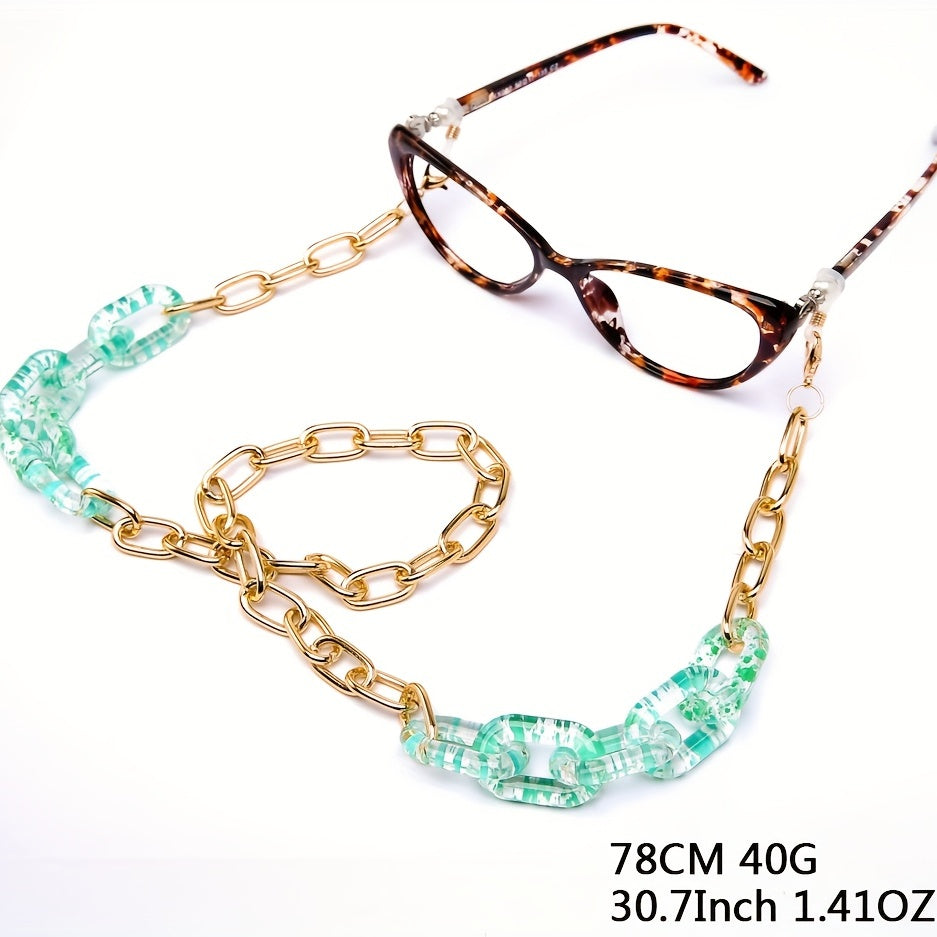 Block Glasses Chain Anti Slip Eyeglasses Lanyard Strap Stylish Face Covering