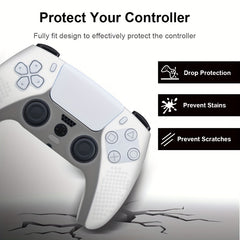 Anti Slip Silicone Case For PS5 Controller Protection Soft Rubber