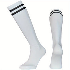 Unisex Over The Calf Athletic Socks Soccer Football Non Slip Sweat Absorbent