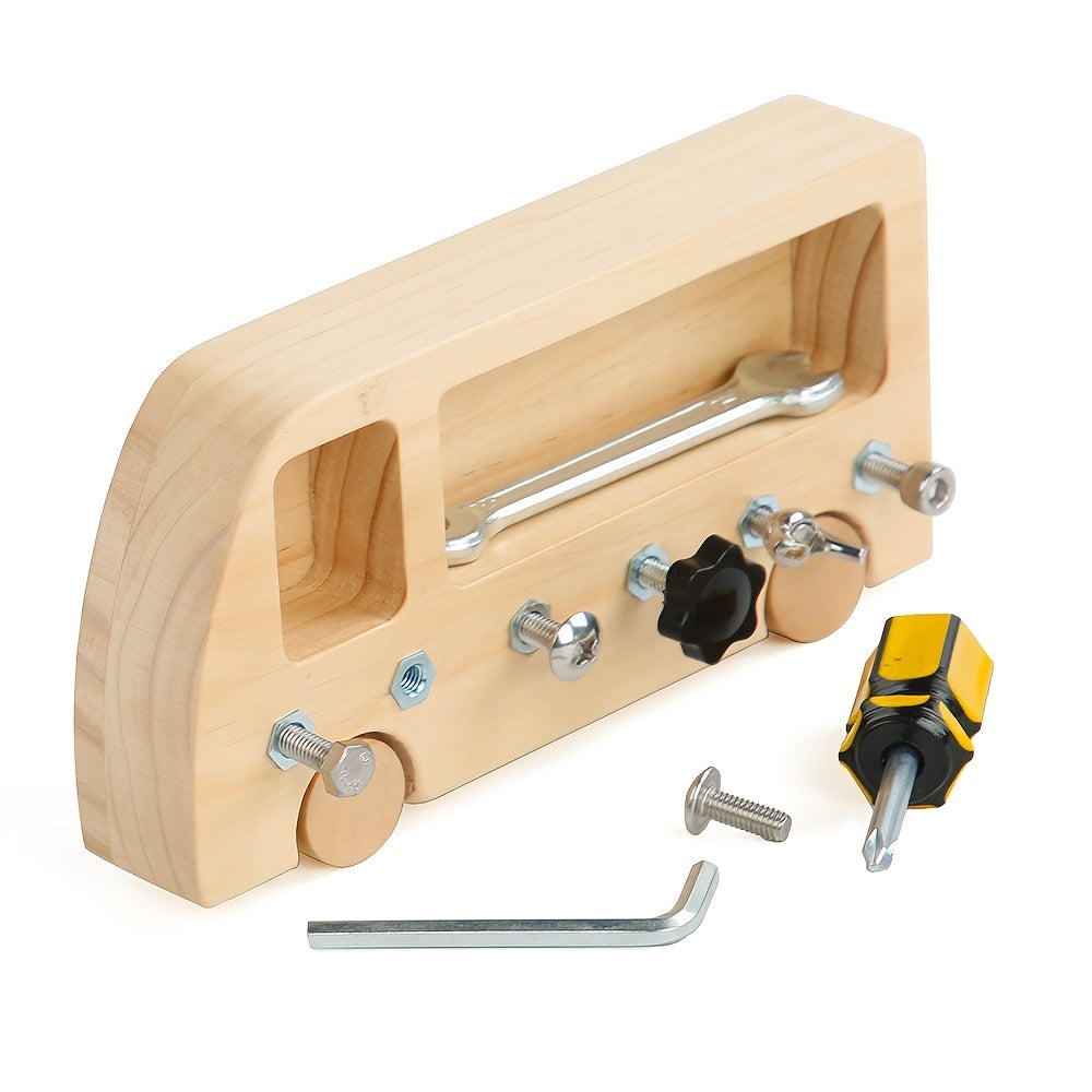 Busy Bees Wooden Screwdriver Toy Set for Kids