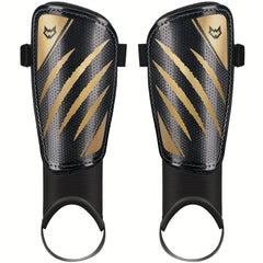 Double Layer Adjustable Soccer Shin Guards Lightweight Knee Protective Gear