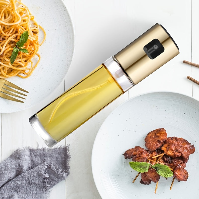Kitchen Spray Bottle Press Type Spray Pot High Borosilicate Glass