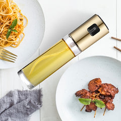 Kitchen Spray Bottle Press Type Spray Pot High Borosilicate Glass