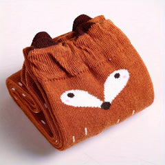Cartoon Knee Socks for Autumn/Winter Warmth