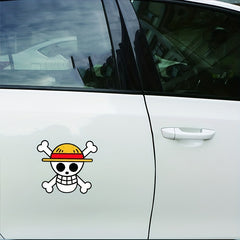 12cm Skull Character Car Sticker DIY Motorcycle Laptop Decal