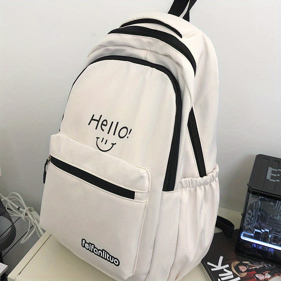 Preppy Style School Backpack for Students