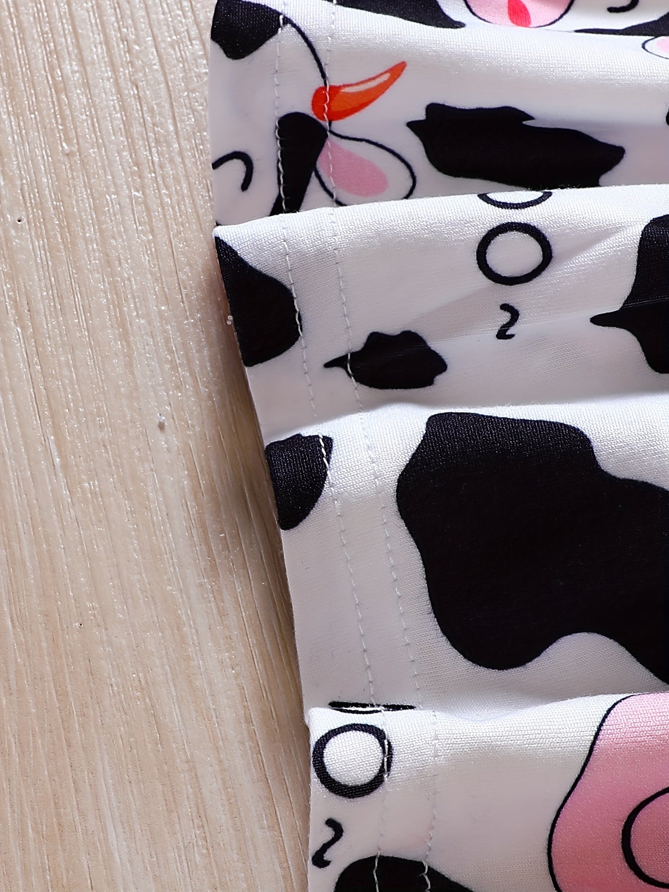 Cow Printed Dress for Baby Girl