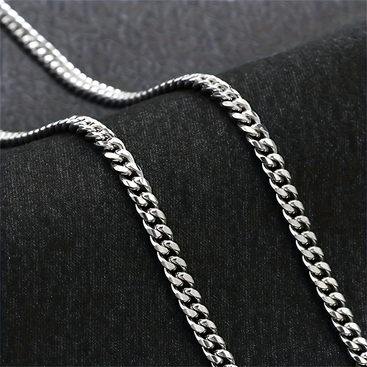 1pc Cuban Chain Necklace Gift For Boyfriend Promise Necklace For Him