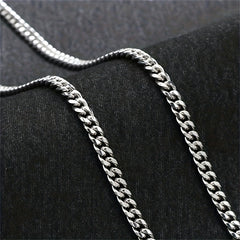 1pc Cuban Chain Necklace Gift For Boyfriend Promise Necklace For Him